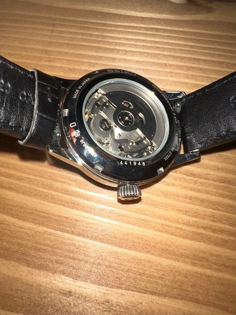 大幅値下げ　SEIKO 自動巻き時計 ブラック　日本製