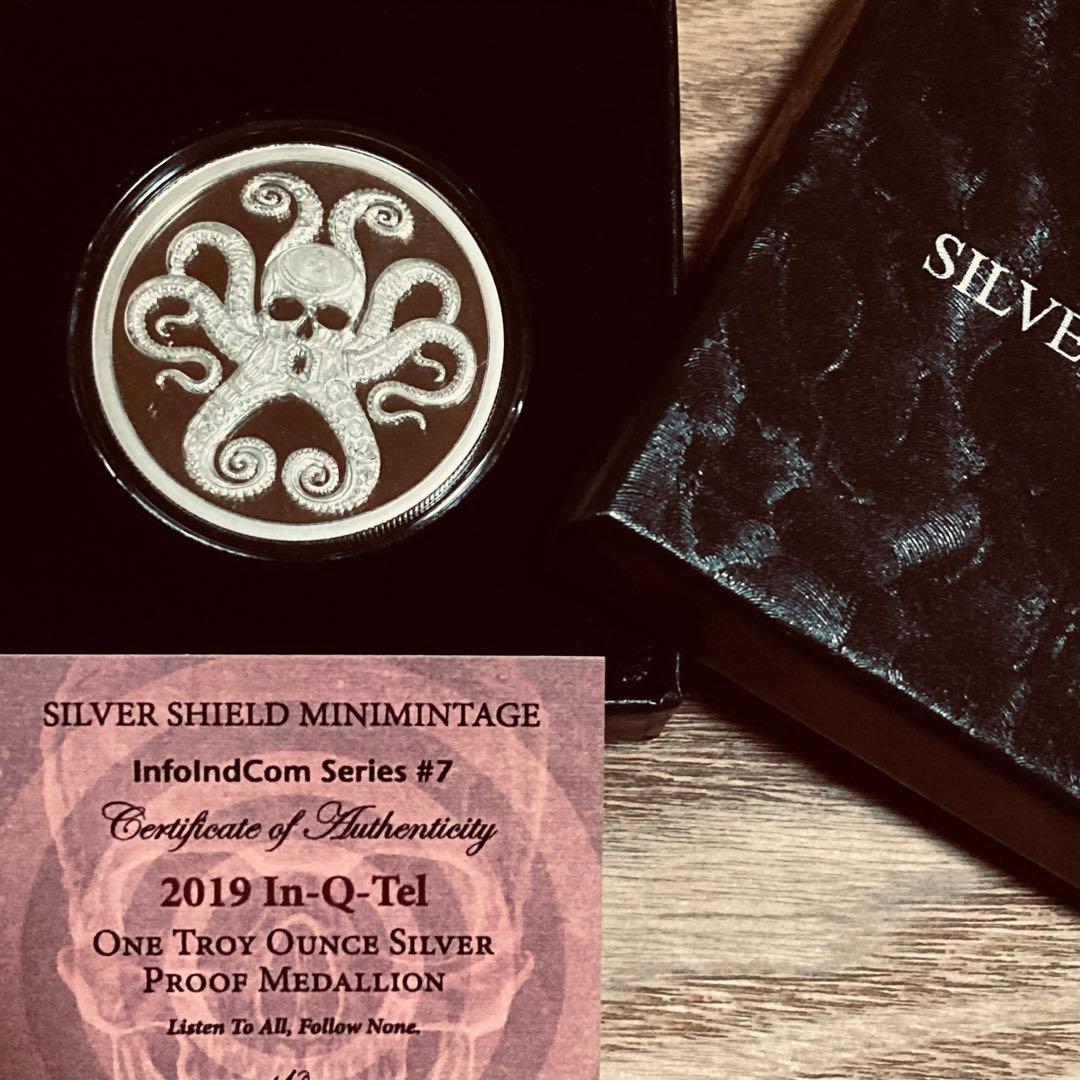 希少！！！）QANON 1オンス プルーフ銀貨イン-Q-テル