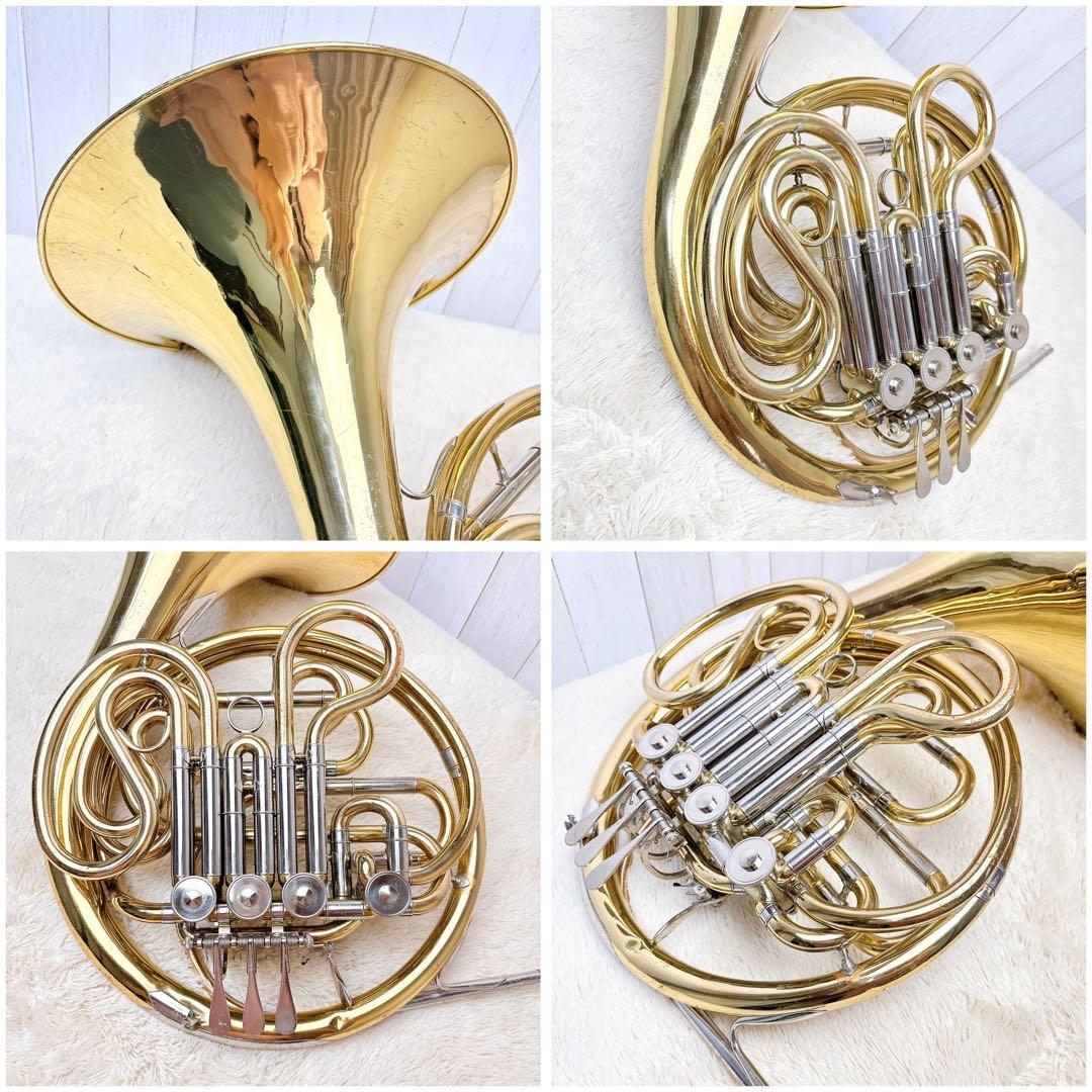 YAMAHA ヤマハ YHR-664 フルダブルホルン マウスピース付き