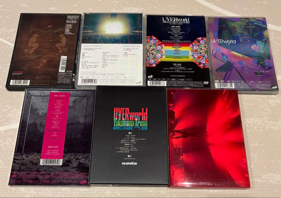 UVERworld ライブ DVD セット 動作確認済 - メルカリ