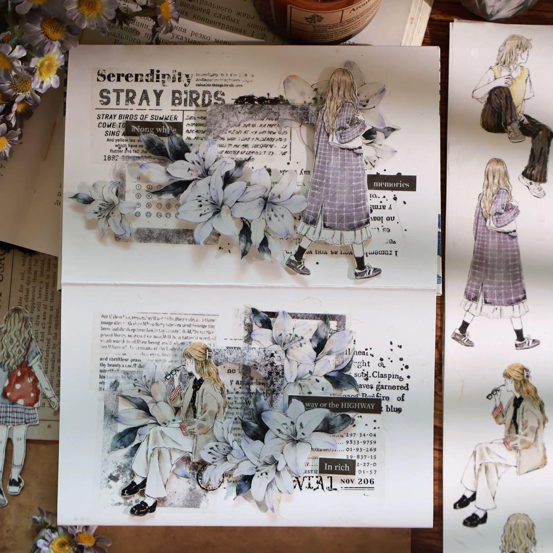 壹洱原创《暖洋洋》海外マスキングテープ　マステ 【2359】