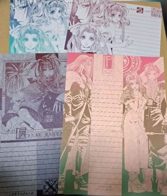 珠黎皐夕 同人便箋63枚↑オウガバトル、FINAL FANTASY