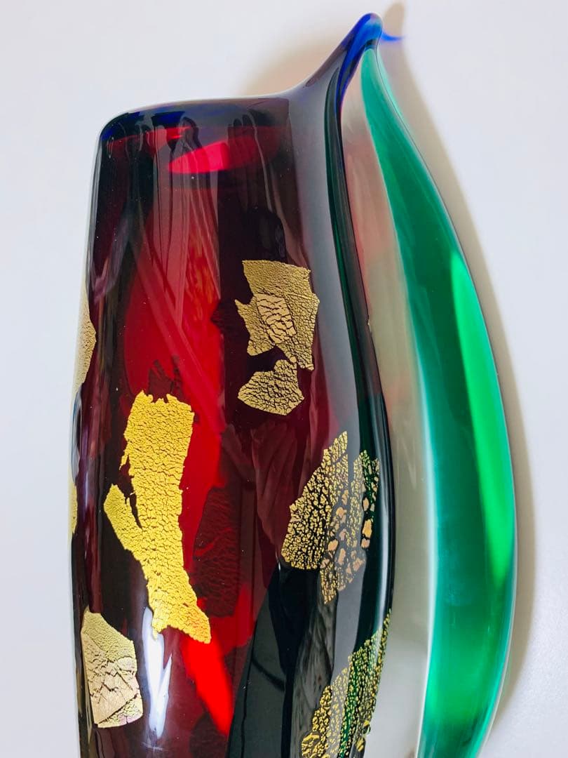 ガラス花瓶 作者不明大珍品