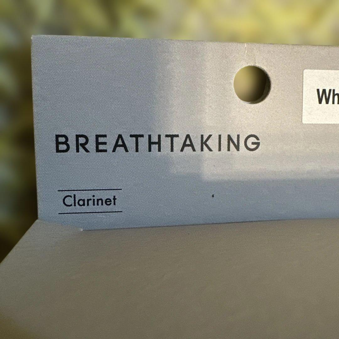 専用　BREATHTAKING クラリネット用ストラップ ホワイト Sサイズ