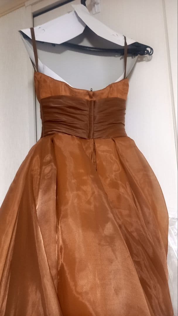 ブラウン カラードレス クリーニング済み　披露宴