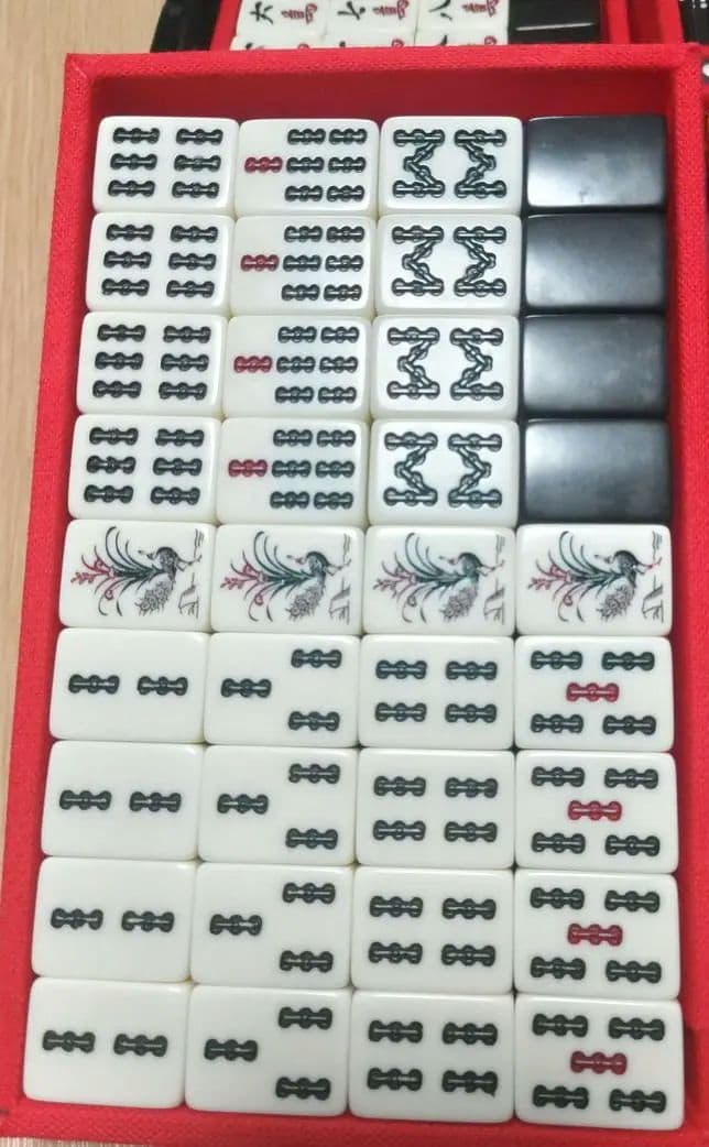 ★虎牌★雀鬼★背黒（希少カラー・激レア）麻雀牌