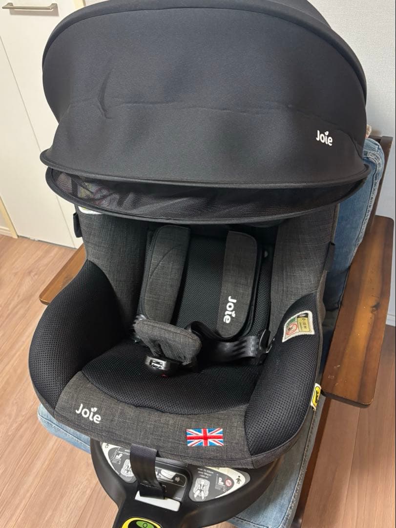 Joie チャイルドシートアイアーク360 キャノピー付き ブラック