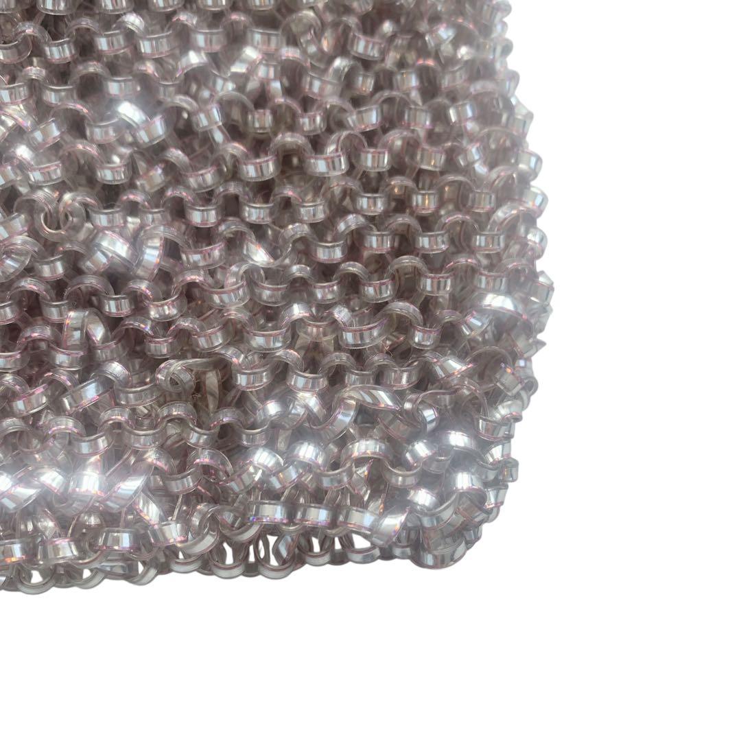 ［美品］ANTEPRIMA アンテプリマ　ワイヤーバッグ　ピンク　リボン