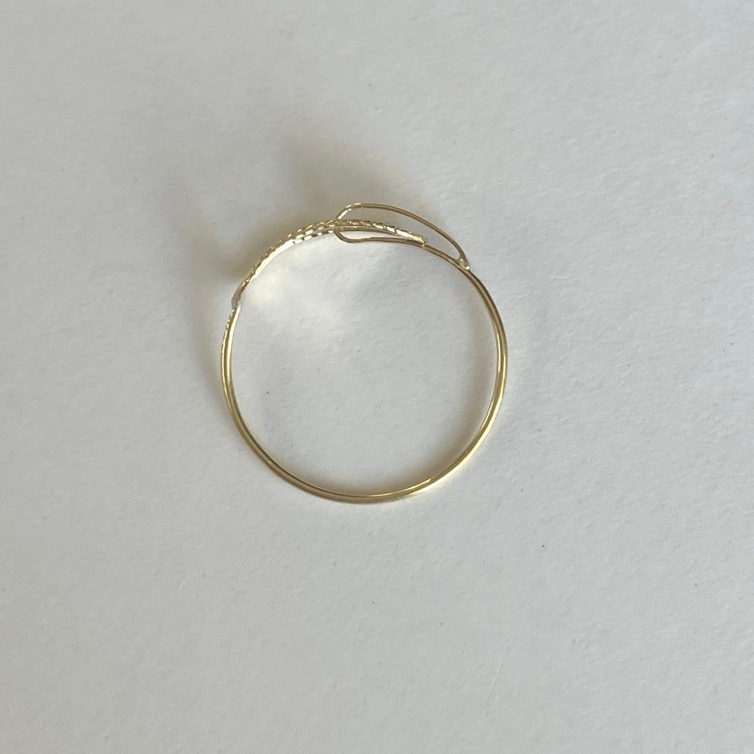 K18 18金　18号　リング　50