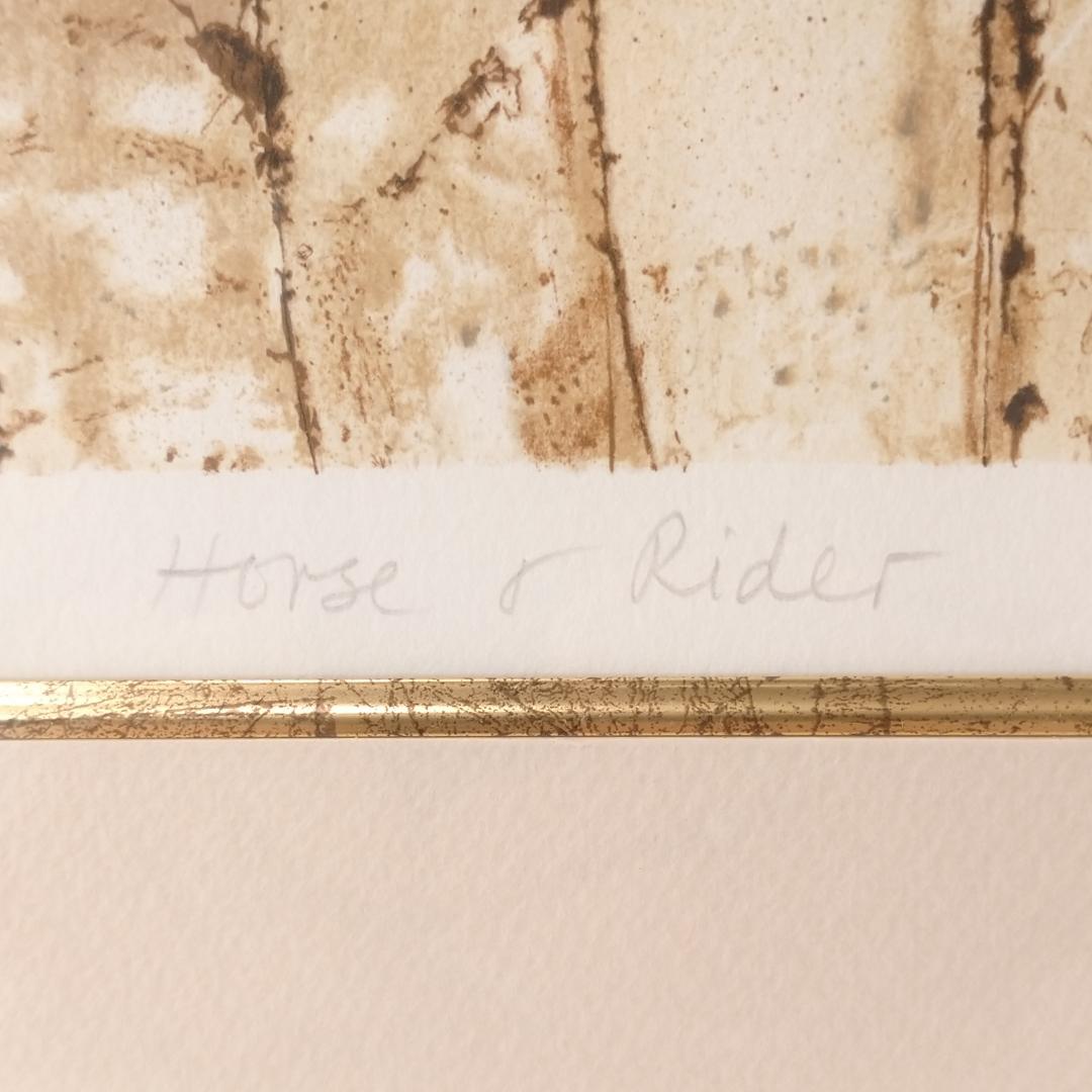 レオマクドウェル　LEO McDOWELL　リトグラフ　Horse＆Rider