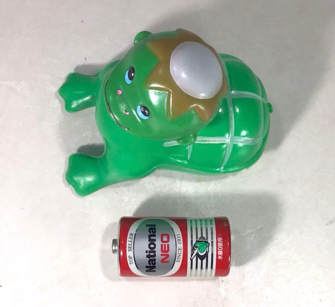 昭和レトロ ハイハイ 河童 赤ちゃん 人形 妖怪 お化け 駄玩具 ソフビ 茶