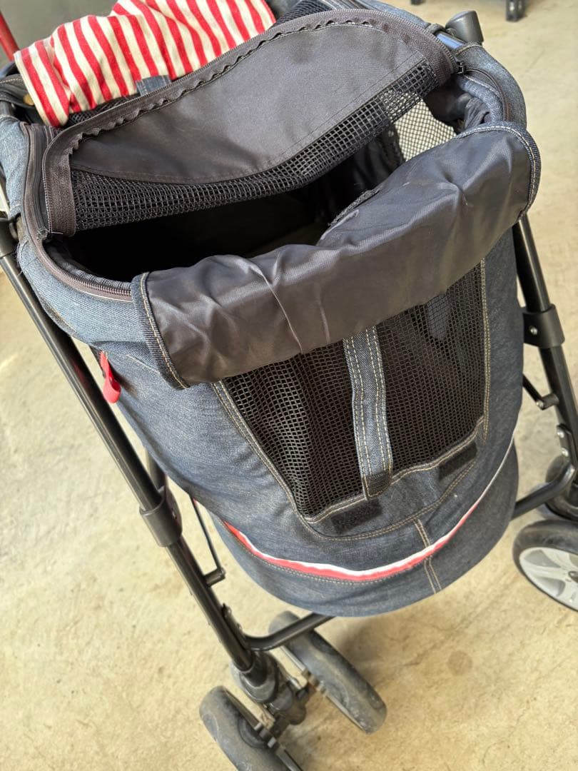 デニムブルー ペットカート メッシュ通気性 - メルカリ