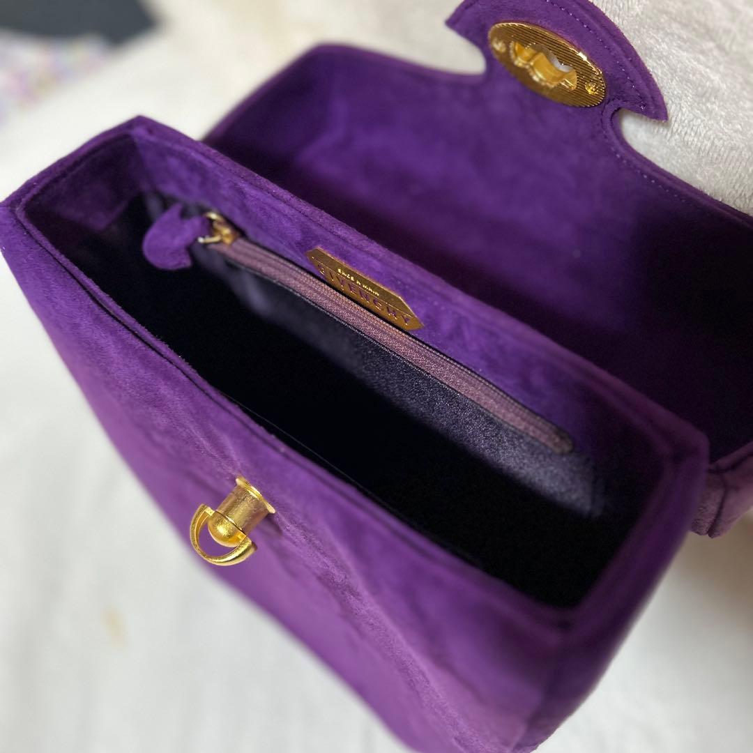 ジバンシー　ヴィンテージ　スエード ハンドバッグ