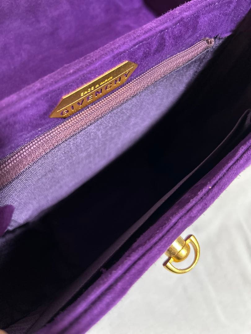 ジバンシー　ヴィンテージ　スエード ハンドバッグ