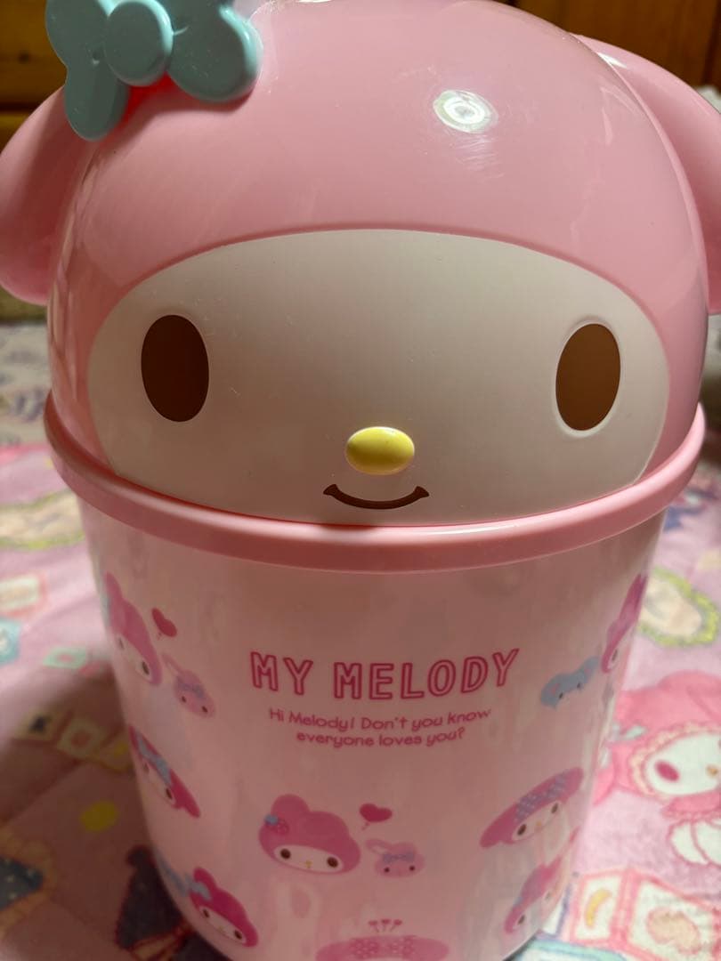 マイメロディ マイメロ ダストボックス ゴミ箱 - メルカリ