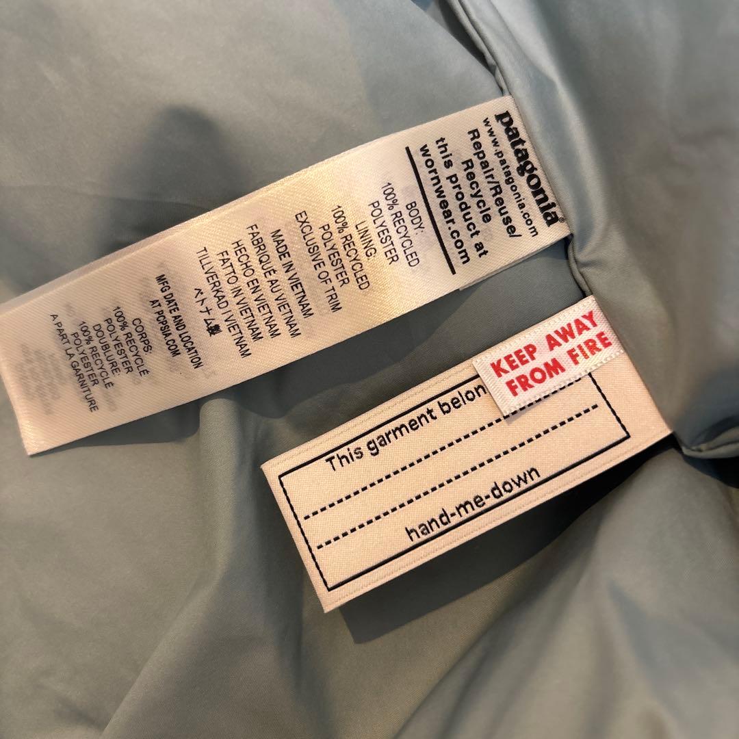 カヌレ　Patagonia　ベスト　キッズ　巾着付き　帽子付き