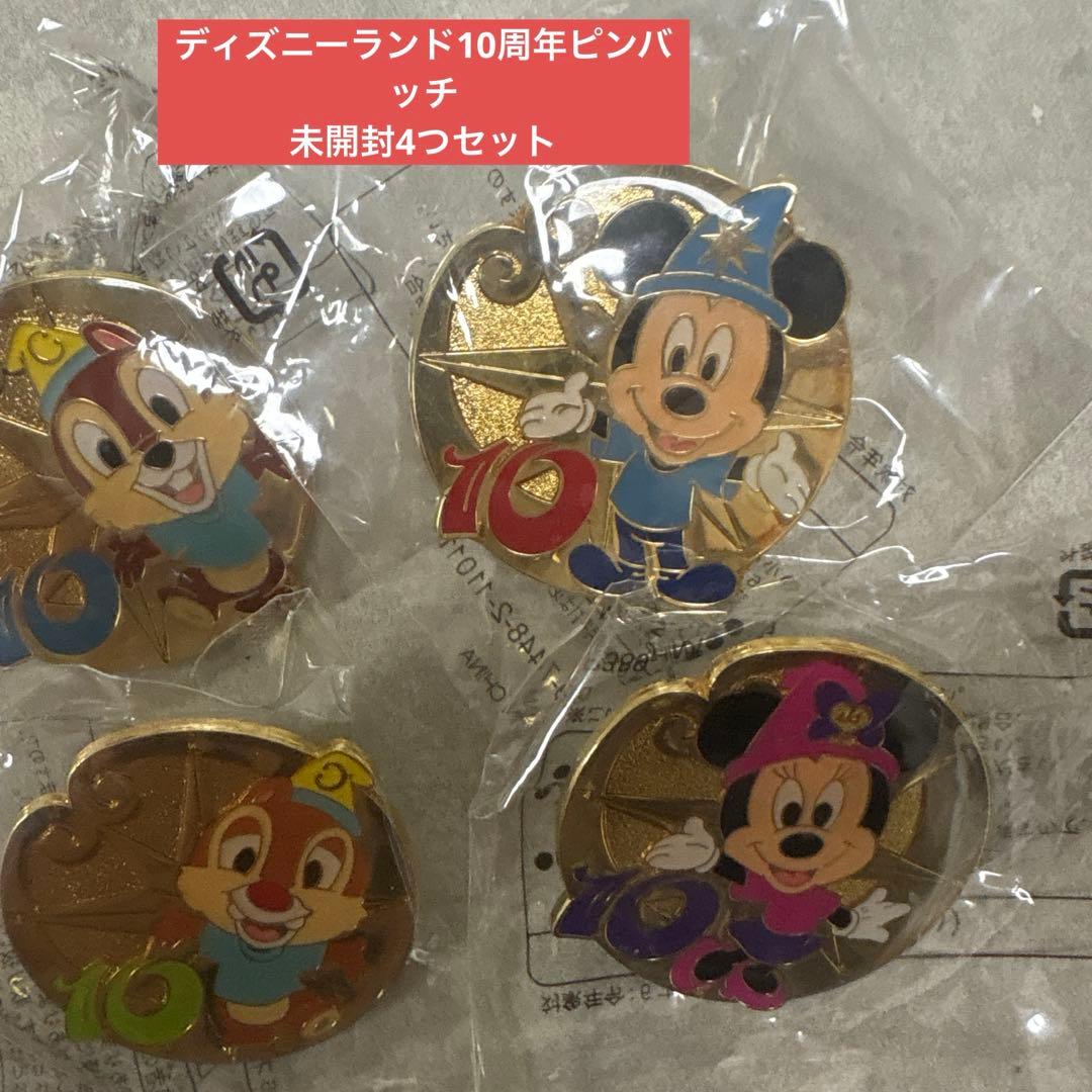 ミッキーマウス ピンバッジ 東京ディズニーランド10周年記念