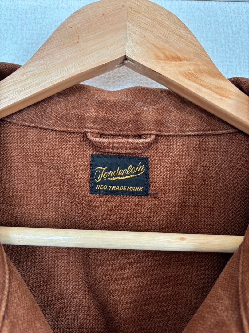 Tenderloinモールスキンブラウンジャケット