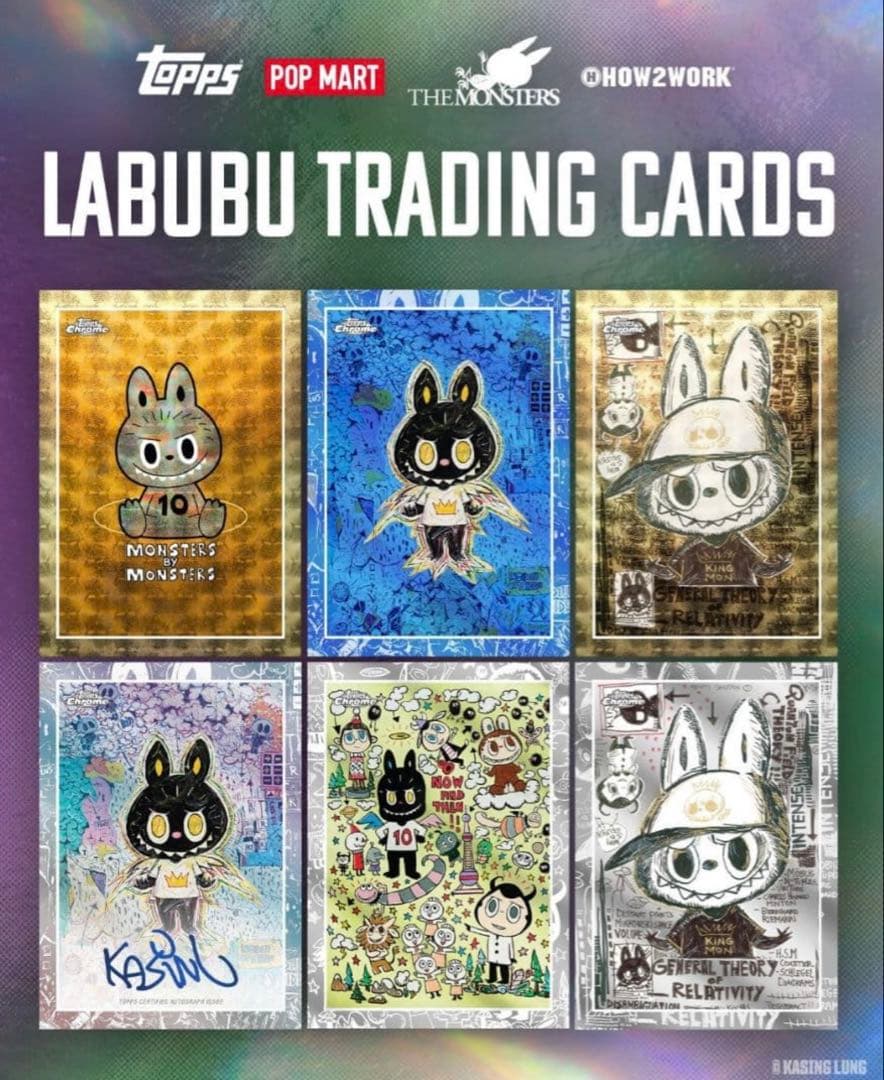 2025 Topps Chrome Labubu 5 box - メルカリ