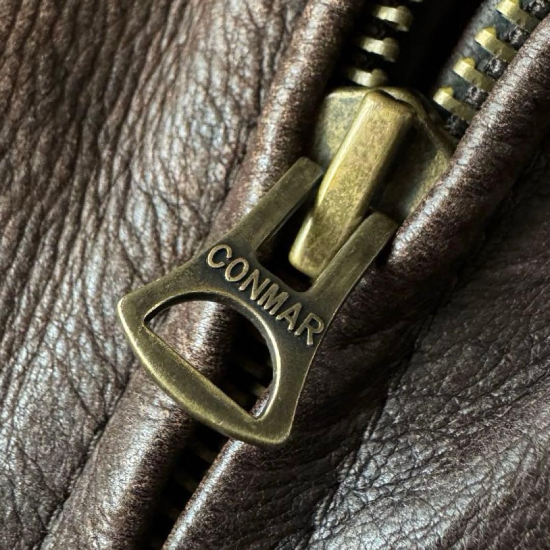 Timberland ブラウンレザージャケット S/P vintage 本革