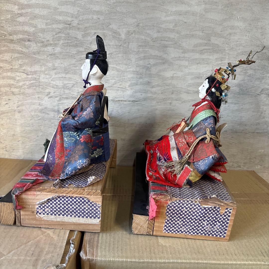 伝統的な雛人形セット 明治時代