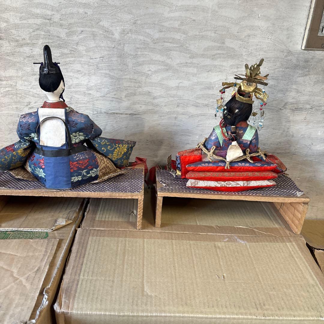 伝統的な雛人形セット 明治時代