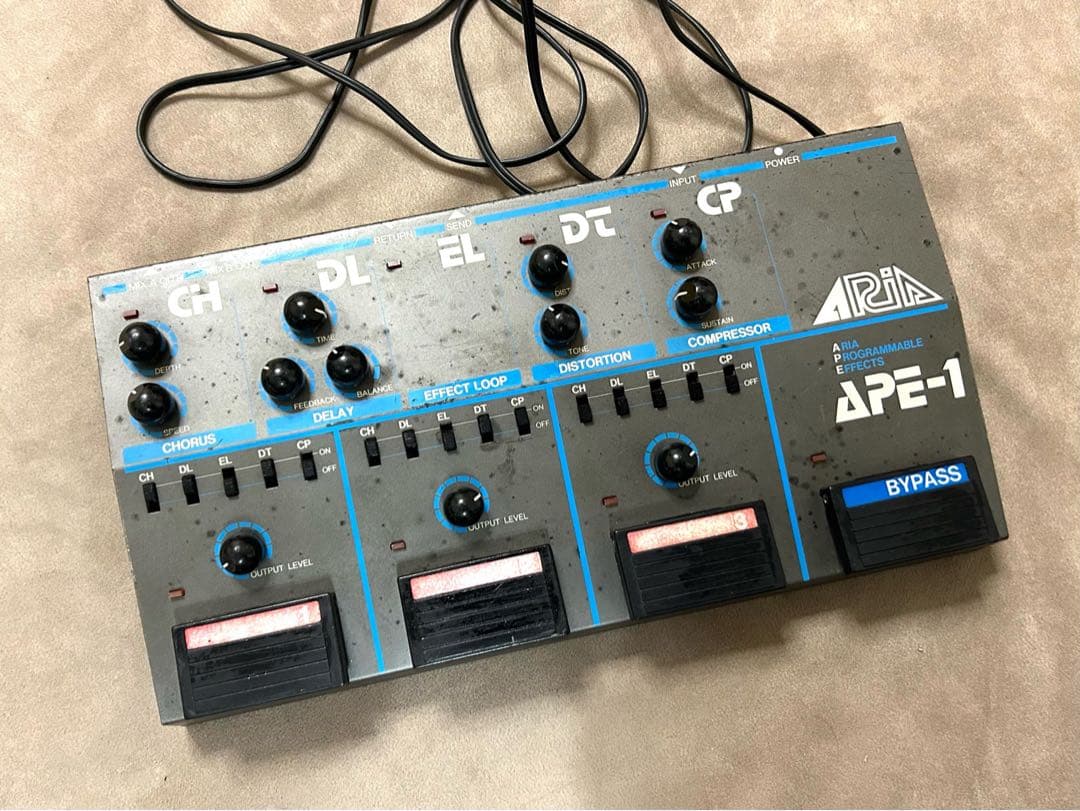 ARIA APE-1 1980年代 マルチエフェクター ギター エフェクター - メルカリ