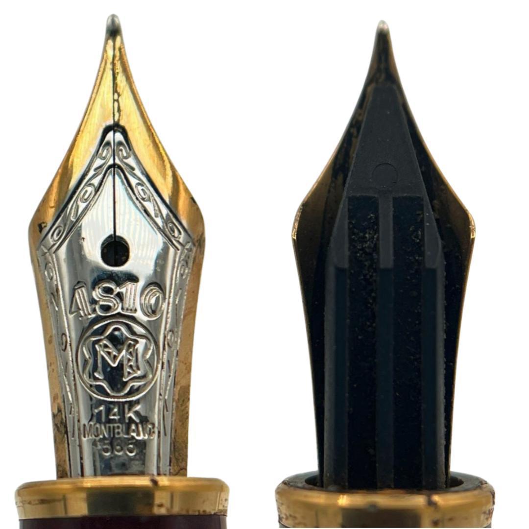 モンブラン レジン マイスターシュテュック ペン先14K ボルドー 万年筆