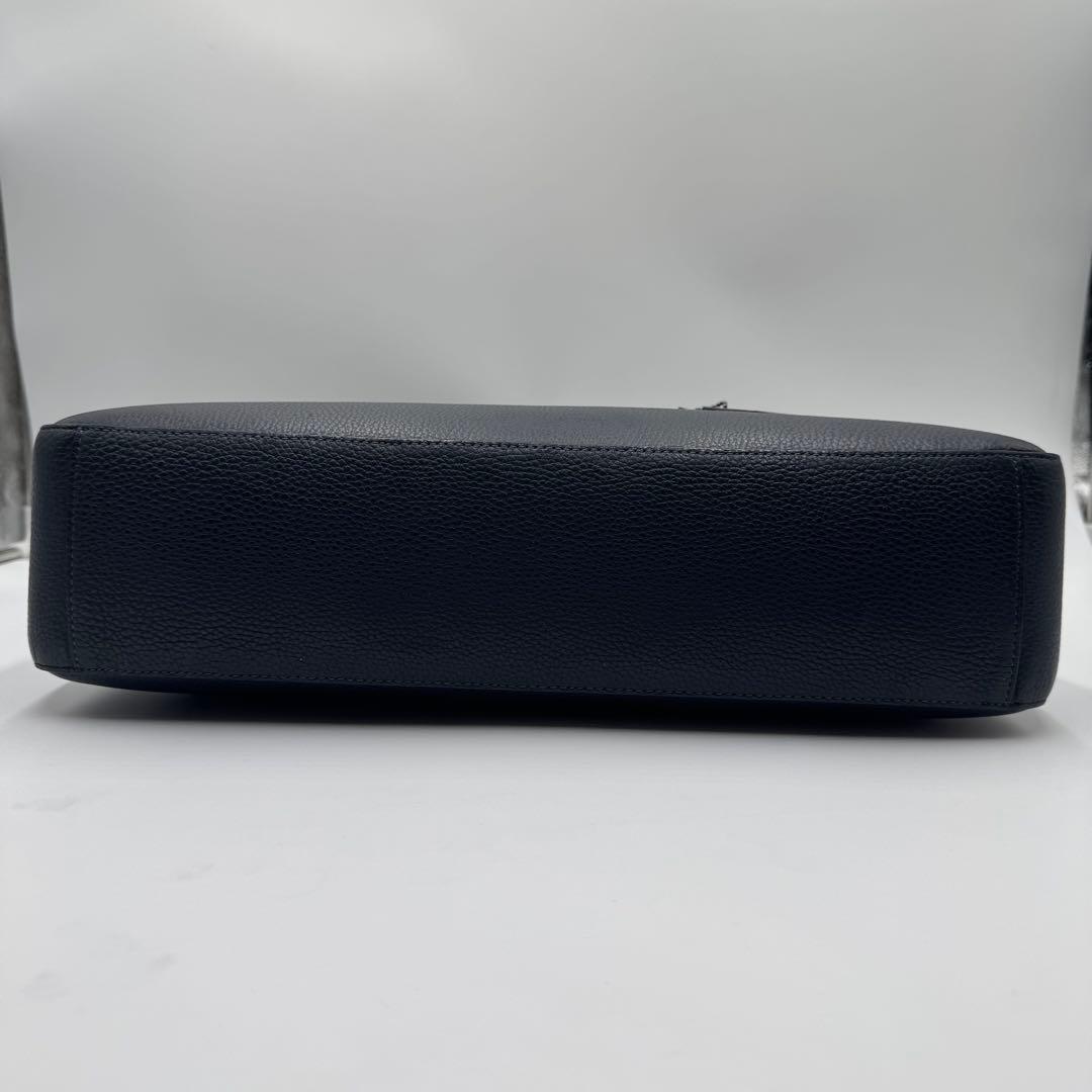 極美品✨ コーチ サリバン ブリーフケース 2way A4 レザー ネイビー