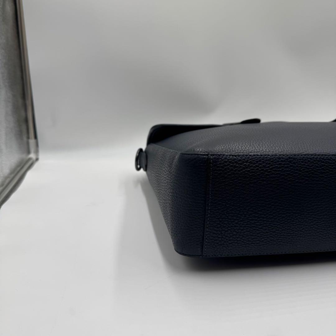 極美品✨ コーチ サリバン ブリーフケース 2way A4 レザー ネイビー