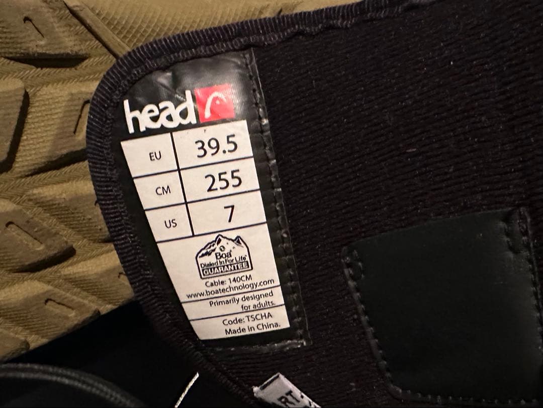 head スノーボードブーツ 黒25.5㎝