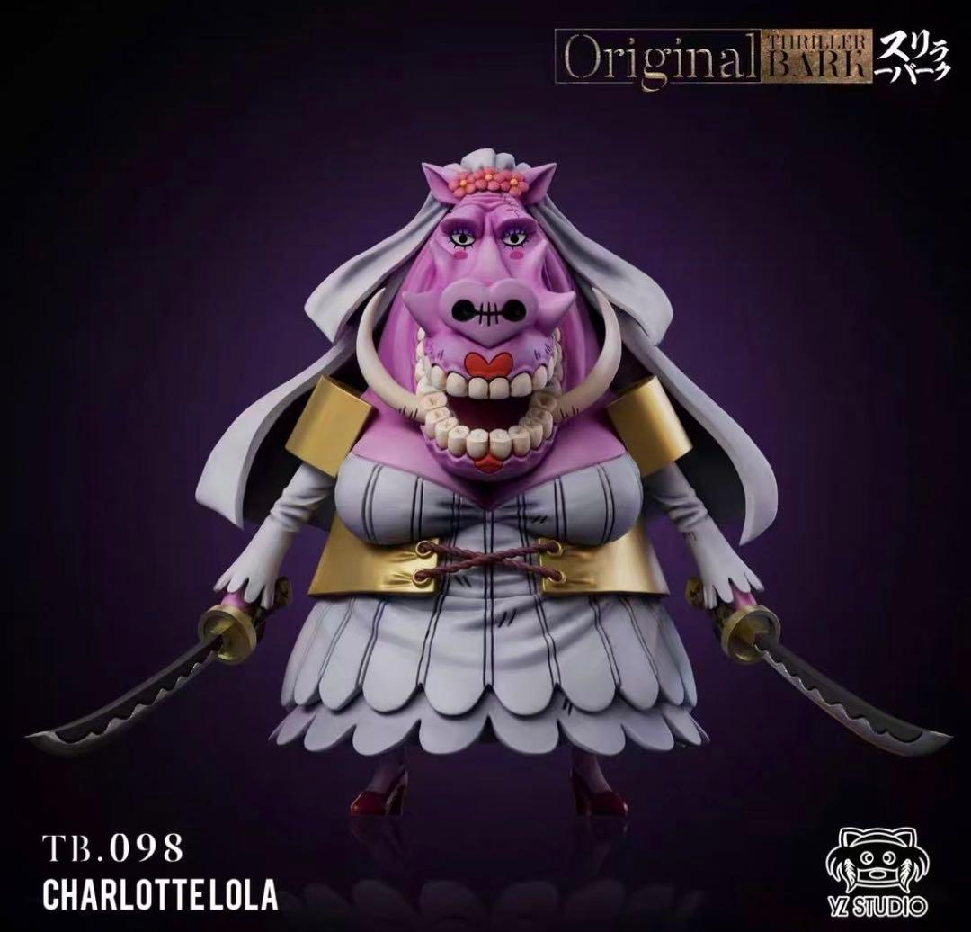 ワンピース シャーロット・ローラ ガレージキット ガレキ スタチューX①