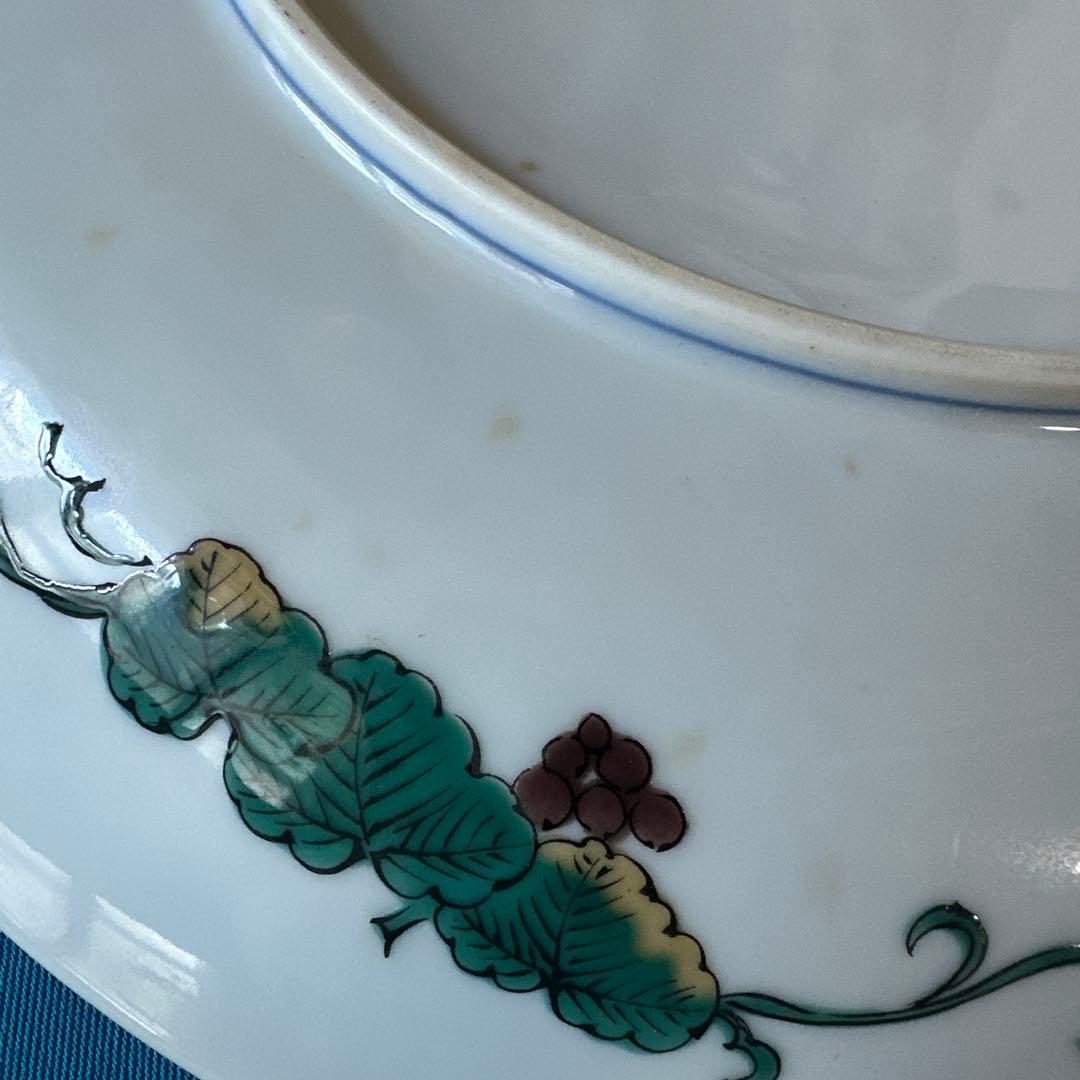 HMZ680】九谷 角福 皿 飾り皿 長期保管品