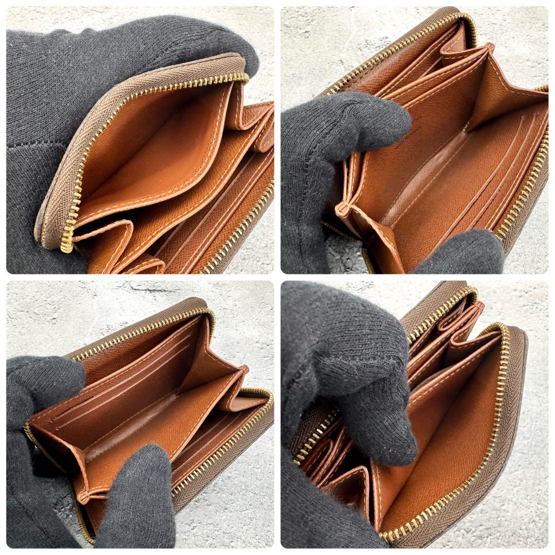 ルイヴィトン モノグラム ジッピーパース・ケース 茶　小銭入れ　財布