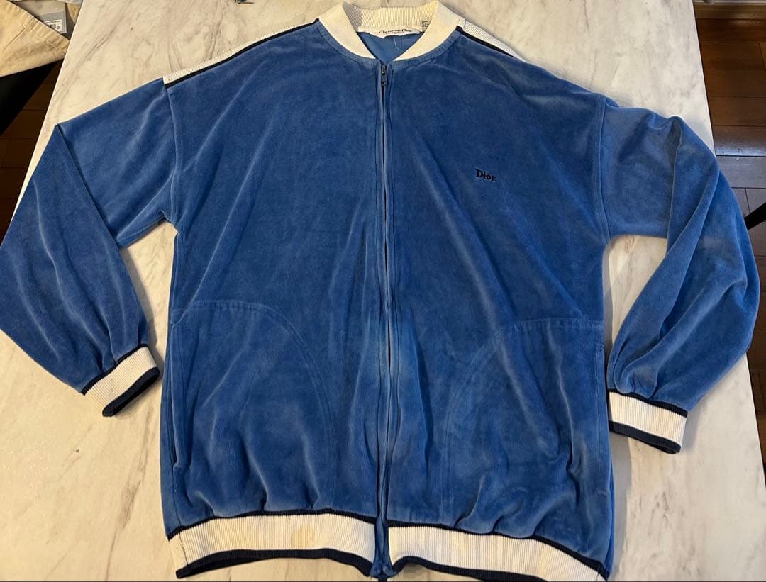Christian Dior track jacketベロア