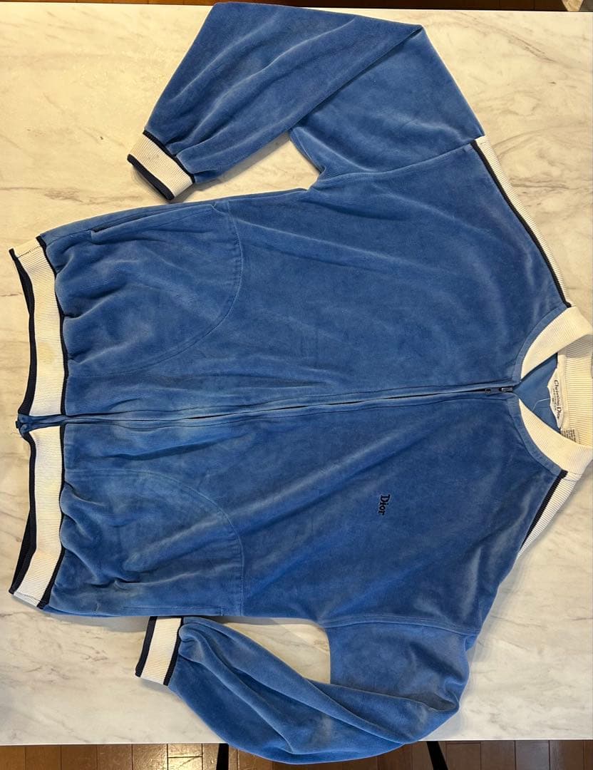 Christian Dior track jacketベロア