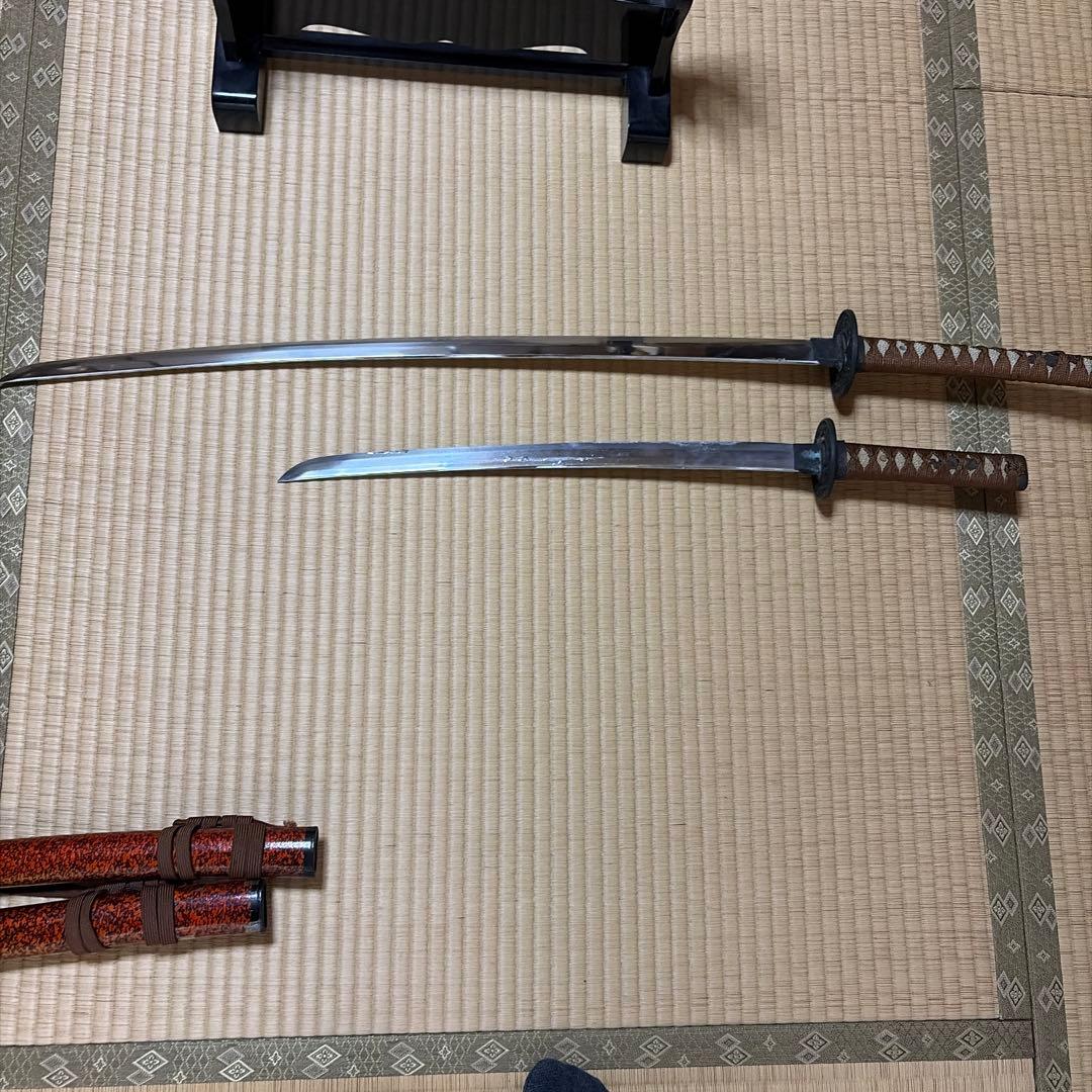 日本刀 2本セット 菱形柄