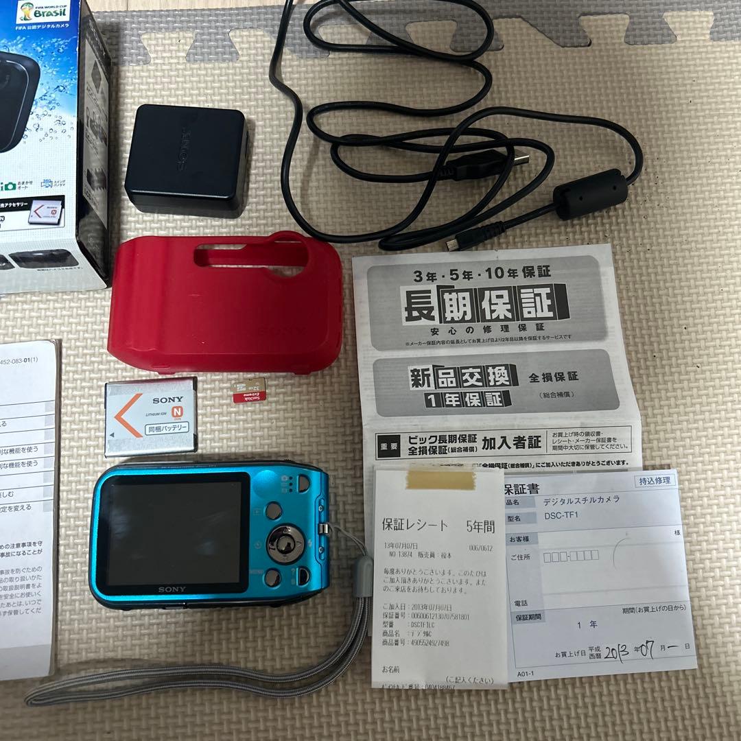 美品】SONY Cyber-shot DSC-TF1 青 - メルカリ