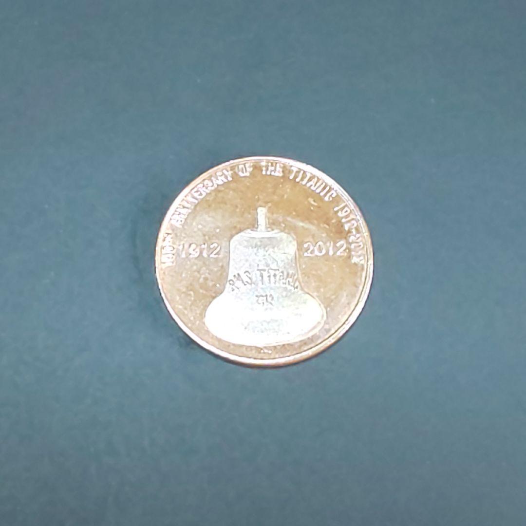 タイタニック！【100年】レドンダ王国記念硬貨！【無人島硬貨】