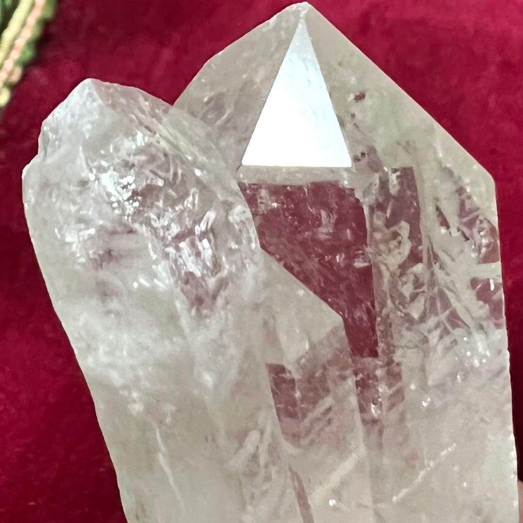 希少！】マスタークリスタル ウィンドウ 水晶ツインポイント 美術品