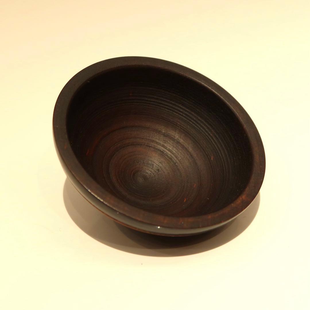 茶道具】3代村瀬治兵衛作 宝珠形独楽塗香合