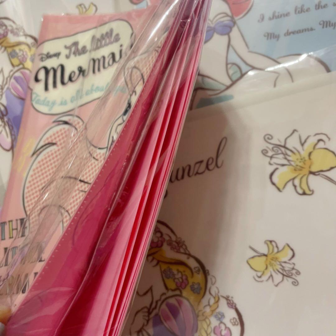 ディズニー プリンセス 6ポッケト クリアファイル 5点セット