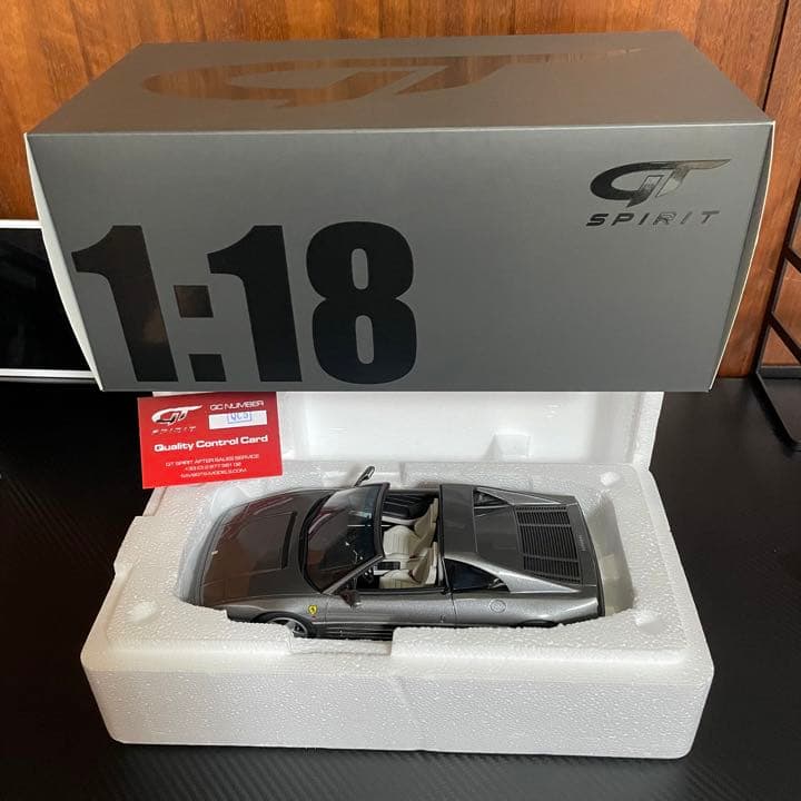 未展示品　GT SPIRIT 1/18 フェラーリ 348 GTS グレー