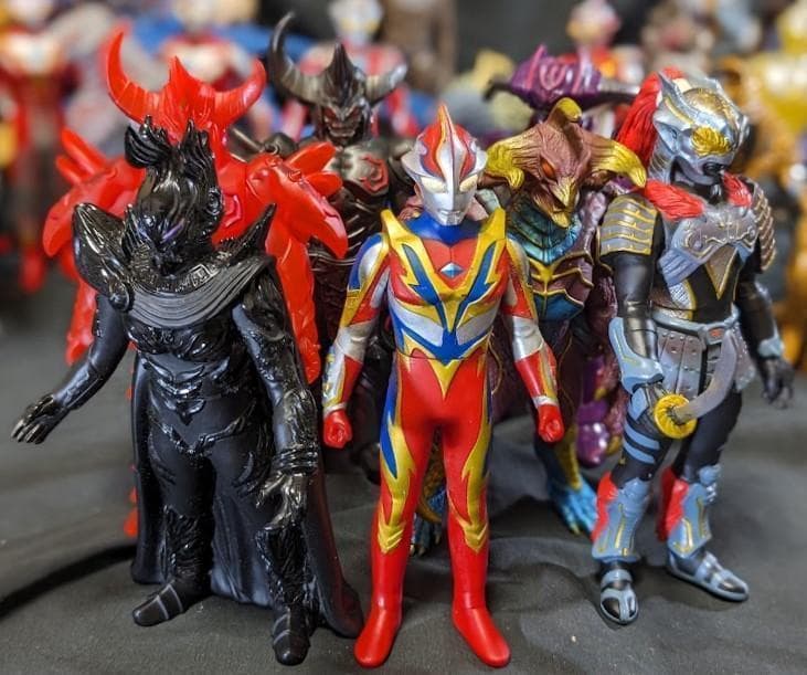 ウルトラマンメビウス＆登場怪獣・宇宙人（バンダイ）ソフビフィギュア