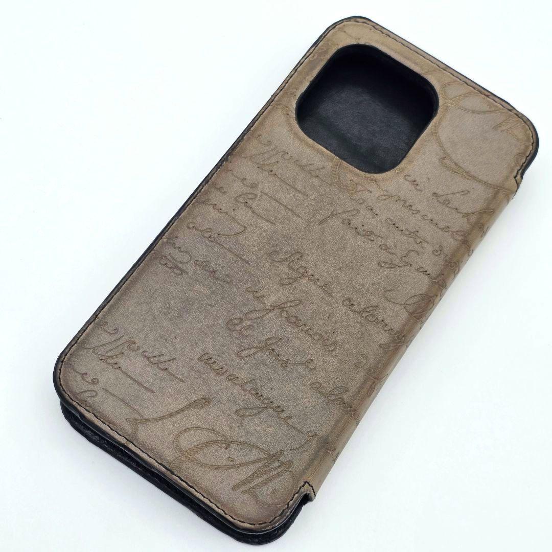 Berluti iphone16pro 手帳型ケース カリグラフィ レザー BERLUTI/ベルルッティ通販 | スクリットレザー iPhone 16 Proフォリオ