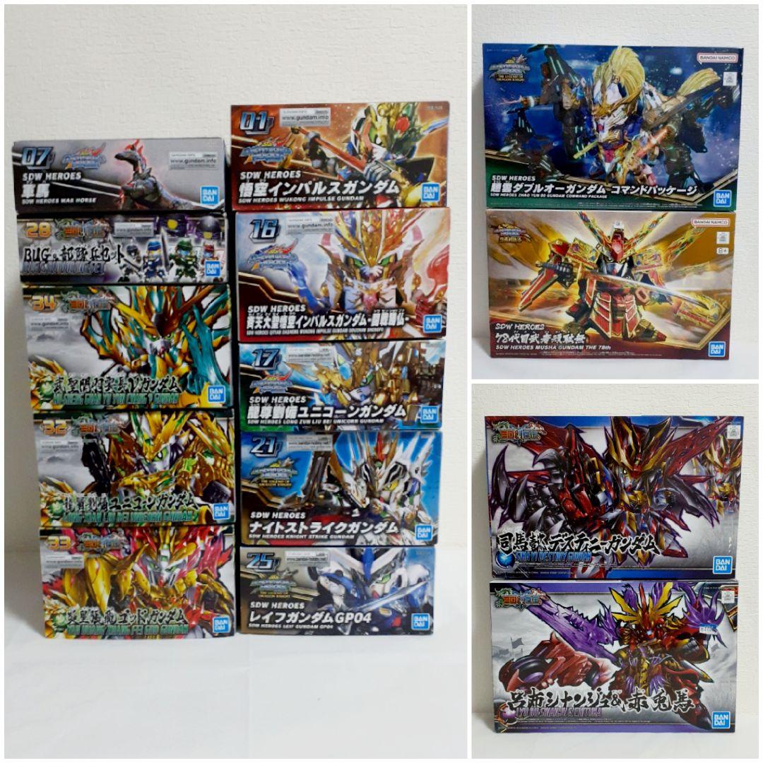 三国創傑伝・SDWヒーローズ まとめ売り sdガンダムワールドヒーローズ