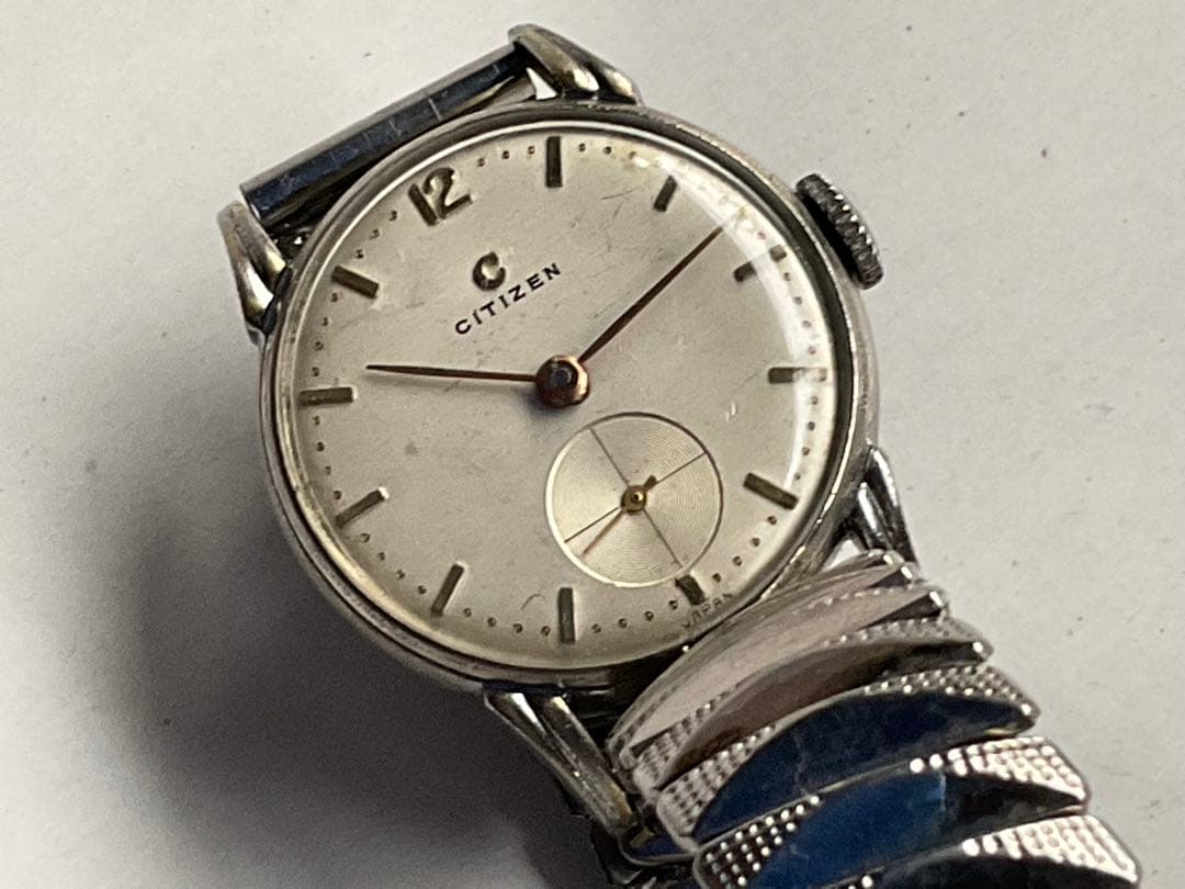 ★Citizenマニア御用達❣️Cマークcitizenスモセコ最終型❣️貴重ブレス付