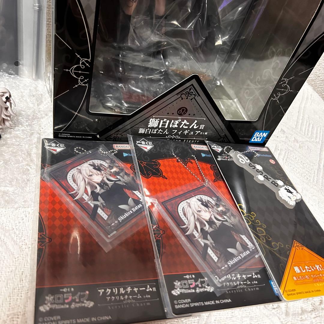 筆*ー様 一番くじ ホロライブ villain style 獅白ぼたん フィギュ