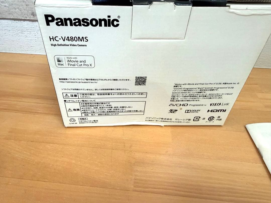 Panasonic HC-V480MS ビデオカメラ　動作確認済み　美品！