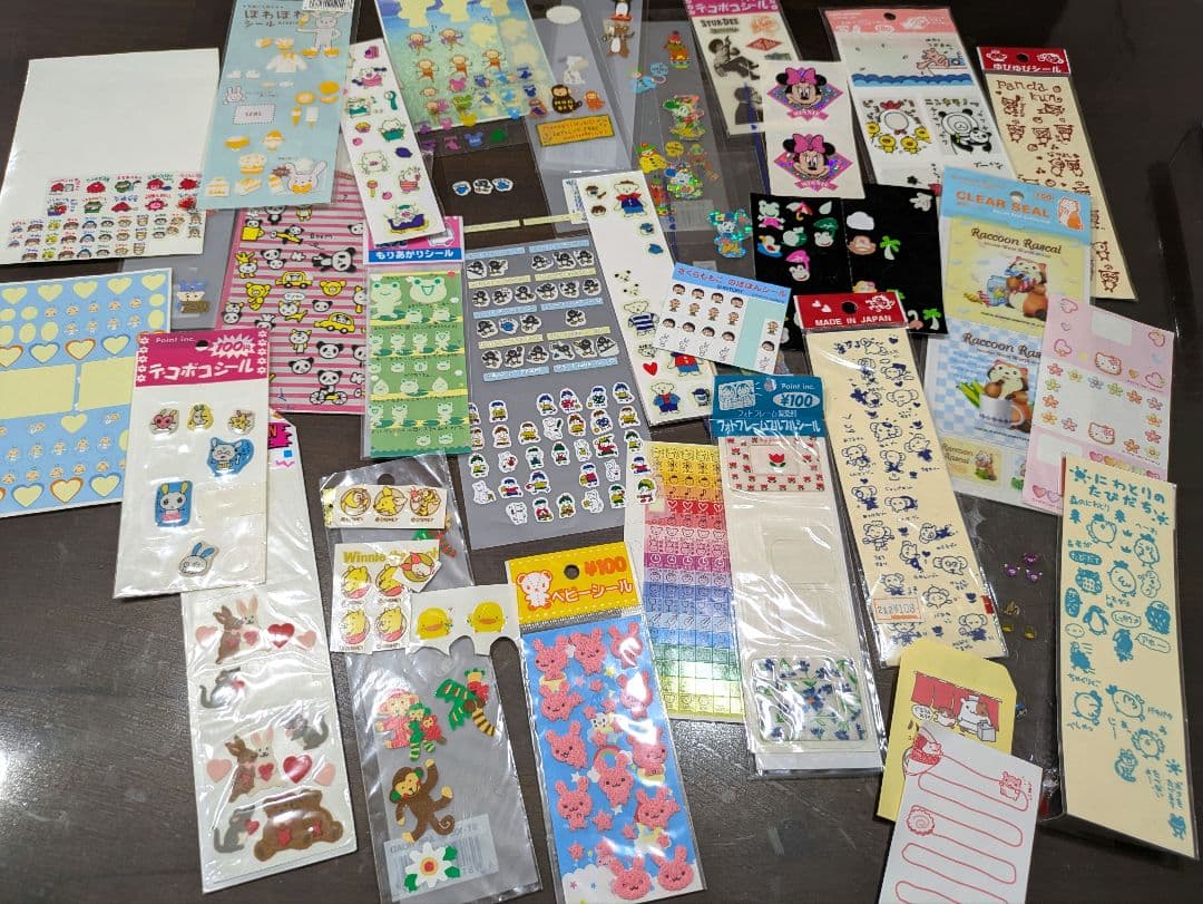 平成レトロ 昭和レトロ 当時物 シールまとめ売り キャンドゥ】「懐かし